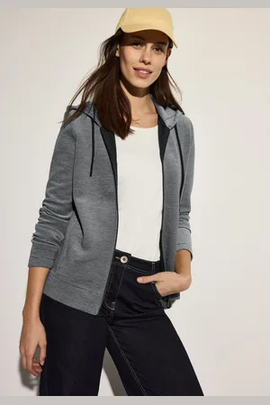 CECIL Capuchonsweatvest met een capuchon