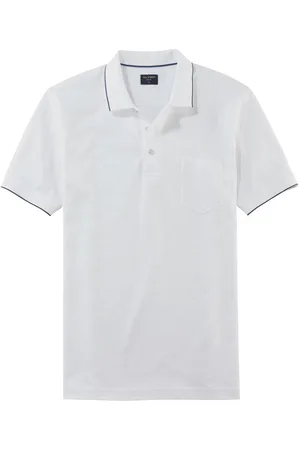 Olymp Poloshirt Casual met contrastranden