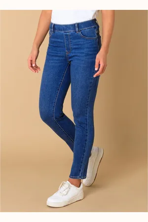 Base Level Jeggings Anabel in blauwe wassing