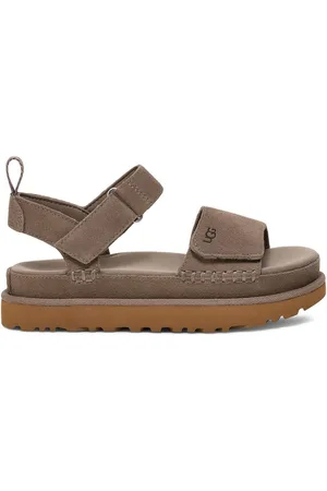 UGG Plateausandalen W GOLDENSTAR , plateausandaal, sandaal met klittenbandsluiting