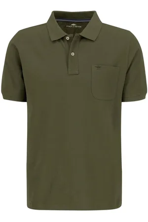 Fynch-Hatton Poloshirt met borstzak en logo-borduursel