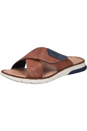 Rieker Slippers zomerschoen, slippers, klittenbandschoen, met klittenbandjes