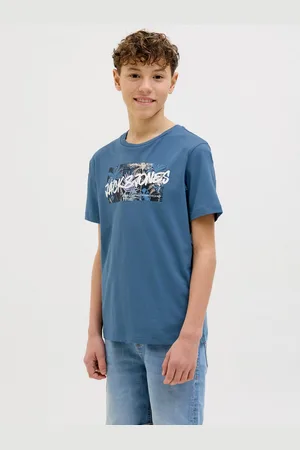 JACK & JONES T-shirt JJHAWAII SHAPE TEE SS CREW NECK JNR