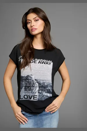 Laura Scott Shirtblouse met zomerse fotoprint - nieuwe collectie