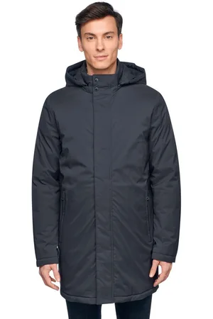 Geox Parka Aurelio met afneembare capuchon, ritszakken, verborgen sluiting