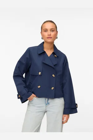 VERO MODA Kort jack VMZOAMARIE SHORT TRENCHCOAT ENT