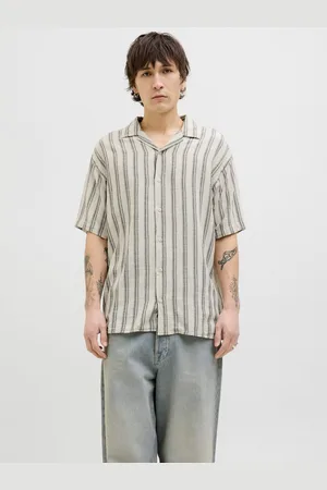 JACK & JONES Overhemd met korte mouwen JJEENZO STRIPE RESORT SHIRT SS SN