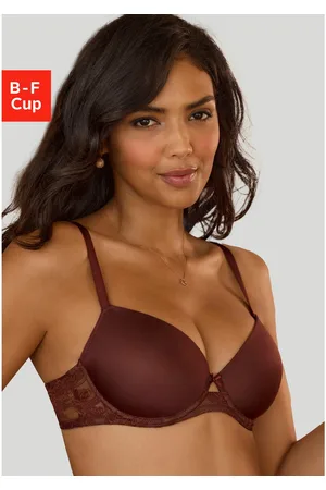 Lascana Bh met steuncups met beugel en prachtige kanten rug, sexy lingerie