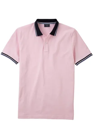 Olymp Poloshirt Casual kleurcontrasterende details