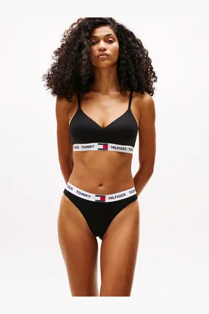 Tommy Hilfiger Bralette-bh BRALETTE LIFT met contrasterende details, met logo-tekst
