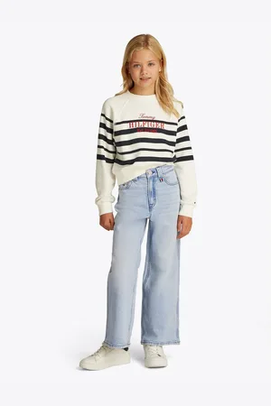 Tommy Hilfiger Wijde jeans MABEL BLEACH in lichtblauwe wassing