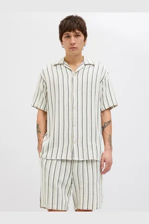 JACK & JONES Overhemd met korte mouwen JORCOBA STRIPE RESORT SHIRT SS SN