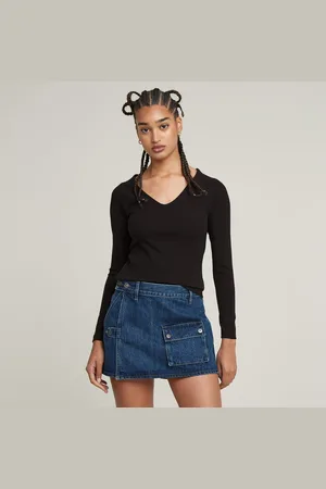 G-Star Longsleeve Slim Rib met stretchaandeel