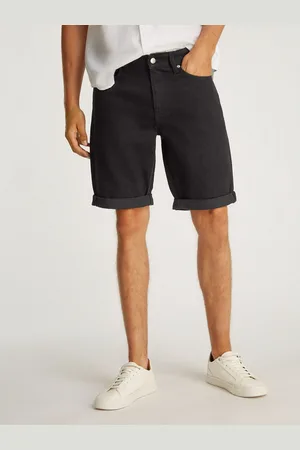 Calvin Klein Short SLIM SHORT met omslagzoom