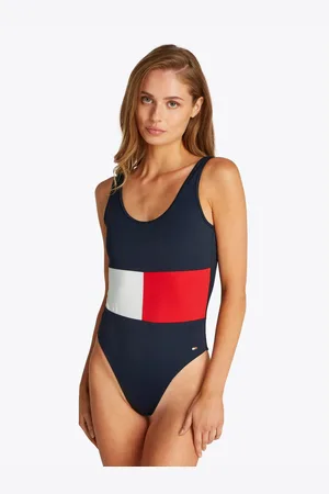 Tommy Hilfiger Badpak ONE PIECE (EXT SIZES) in colourblocking-stijl