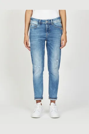 Gang Relax fit jeans 94AMELIE CROPPED in 5-pocket-stijl