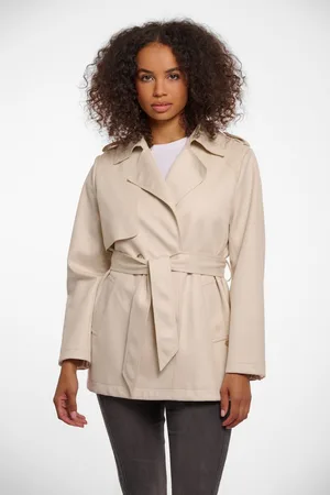 Rino & Pelle Trenchcoat CAATJE met een bindceintuur