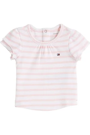 Tommy Hilfiger T-shirt STRIPED RIB TEE SS met gestreept patroon