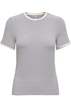 ONLY Shirt met korte mouwen ONLTINE S/S O-NECK TOP JRS