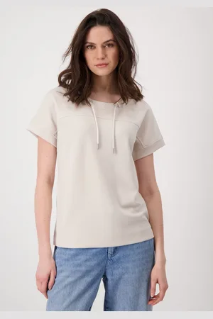 monari Sweatshirt met koorddoorvoer