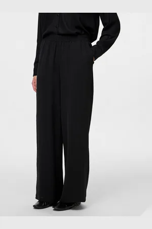 Pieces® Comfortbroek PCTIFFANY HW WIDE PANTS WVN NOOS BC