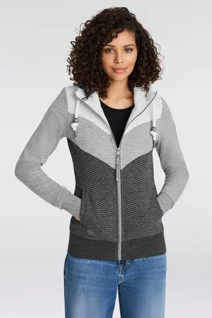 Ragwear Sweatvest TREGA ZIP O in colourblocking-design
