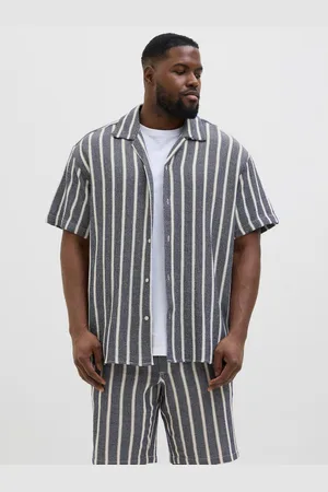 JACK & JONES Overhemd met korte mouwen JORCOBA STRIPE RESORT SHIRT SS SN PLS