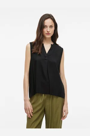 VILA Top VIROSA V-NECK S/L TOP - NOOS