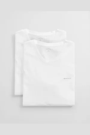 GANT Shirt met korte mouwen V-NECK T-SHIRT 2-PACK