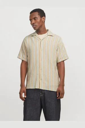 JACK & JONES Overhemd met korte mouwen JORCOBA STRIPE RESORT SHIRT SS SN