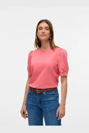 VERO MODA T-shirt VMKERRY 2/4 O-NECK TOP VMA JRS NOOS