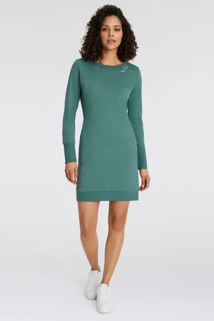Ragwear Sweatjurk MENITA O met vegan 3-knoopsapplicatie