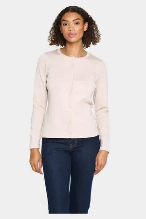 Saint Tropez Vest JemmaSZ Cardigan met decoratieve knopen