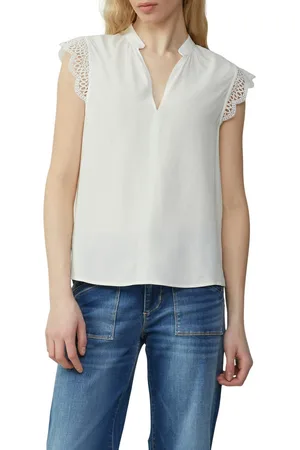 QS by s.Oliver Top met kanten detail