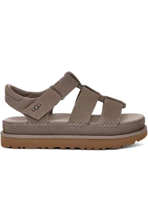 UGG Plateausandalen GOLDENSTAR STRAP , plateausandaal, flat met zacht voetbed