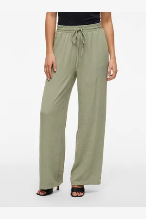 VILA Comfortbroek VIJOSA HW WIDE PANTS - NOOS