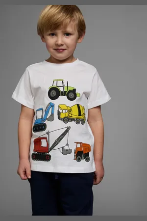 Kidsworld T-shirt Met alle BAGGER & CO. Print Korte mouwen, bedrukt, ronde hals, van katoen