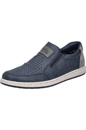 Rieker Instappers , slip-on sneaker, loafer, comfort schoen met elastiek voor goede pasvorm