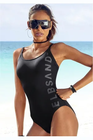 ELBSAND Badpak in een sportief design met groot opschrift