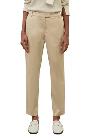Marc O’ Polo Chino Torne met klassieke persplooien voor meer elegantie