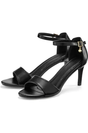 Lascana Highheel sandaaltjes Zomerschoen sandaal, riemzandalen VEGAN