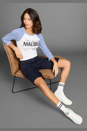 KangaROOS Shirt met 3/4 mouwen College-shirt met frontprint