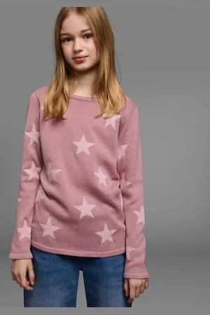 Kidsworld Gebreide trui Sterren trui met sterretjesprint