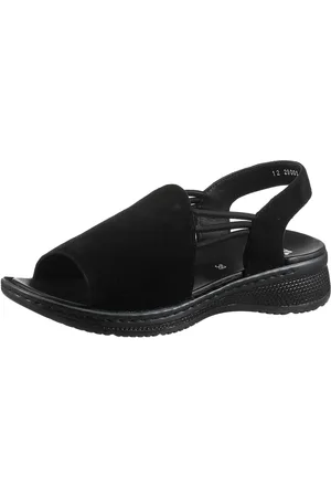 ARA Sandalen Hawaï , zomerschoen, sandaal, sleehak, met stretch-banden, g-breedte