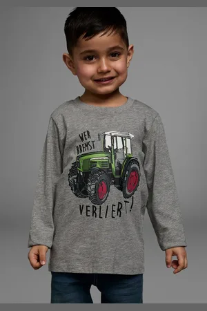 Kidsworld Shirt met lange mouwen Wer bremst, verliert! Lange mouwen, rekbaar materiaal, van katoen en viscose