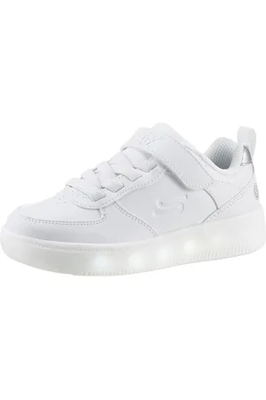 Skechers Sneakers Knipperschoen SPORT COURT 92- SHOW MADDOX veterschoen met knipperfunctie, maat sjabloon om te downloaden