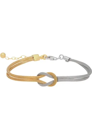 Firetti Armband Sieraad cadeau zilver 925 armband armketting kruis knoop