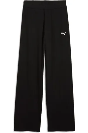 PUMA Trainingsbroek ESS ELEVATED HIGH-WAIST STRAIGHT LEG RIB PANT