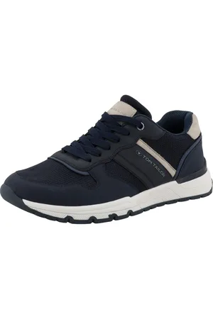 TOM TAILOR Sneakers vrijetijdsschoen, lage schoen, veterschoen met contrast bies