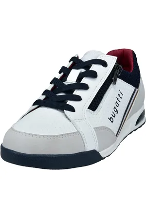 Bugatti Sneakers , veterschoen, lage schoen, vrijetijdsschoen met contrastafwerkingen